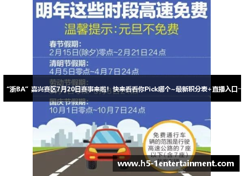 “浙BA”嘉兴赛区7月20日赛事来啦！快来看看你Pick哪个~最新积分表+直播入口→